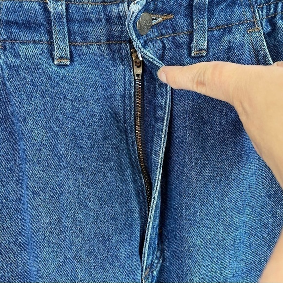 LEE Vintage High Rise Elastic Waist Mom Jeans size 12 - Picture 2 of 11